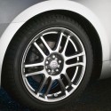 Set 5 Tappi Copri valvola per ruote logo Sparco in alluminio universali grigio