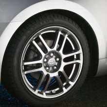 Set 5 Tappi Copri valvola per ruote logo Sparco in alluminio universali grigio