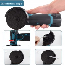 Mini Flex Smerigliatrice A Doppia Batteria Batterie Litio 12V 13500RPM Frullino