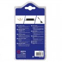 Antenna auto universale Sparco 12 cm in fibra di carbonio alluminio ricambio per audio radio tuning