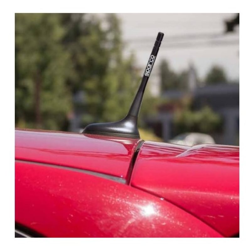 Sparco Antenna auto universale Sparco 12 cm in fibra di carbonio al...