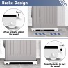 Carrello per mobili elettrodomestici estensibile 45-71 CM rotelle r...