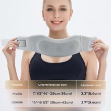 Collare cervicale morbido per collo fascia supporto per collo regolabile M/L