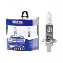 Lampadine auto H1 Long Life Sparco 12V 55W omologate 3000K Luce bianca auto camion