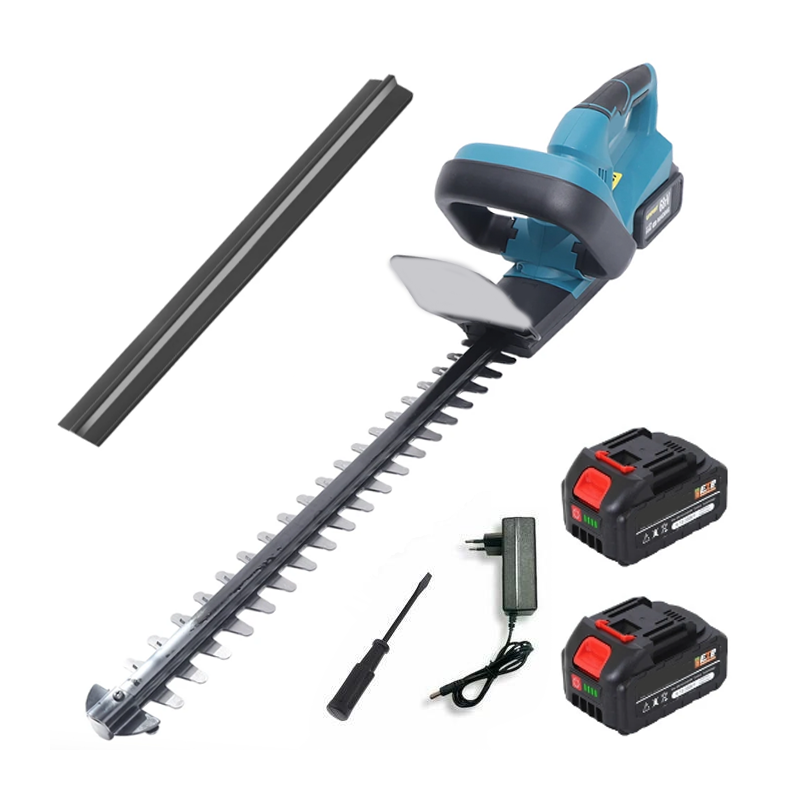 Tagliasiepi a batteria taglia siepi tosasiepi 1300W 2 batterie 4Ah lama da 50cm