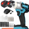 Aotuo Avvitatore a Impulsi Brushless 400Nm doppia batteria 48v con ...