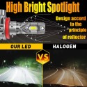 Fari Lampadine Led HIR2 9012 Canbus Abbaglianti 6000-6500K luce bianca per auto