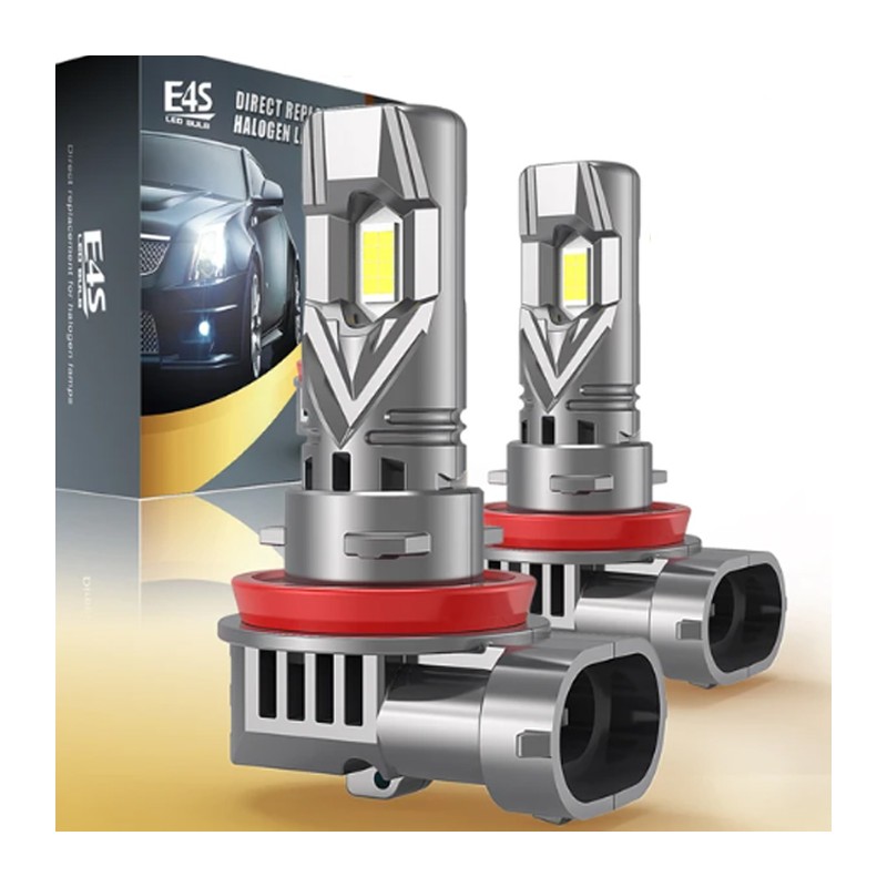 Coppia lamapdine H8 H9 H11 luci di posizione Canbus 6000/6500K bianca fari auto