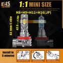 Coppia lamapdine H8 H9 H11 luci di posizione Canbus 6000/6500K bianca fari auto