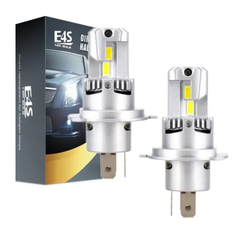 Coppia lampade Lampadine H4 CANBUS LED Luce Bianca 6000/6500K alta luminosità