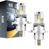 E4S Coppia lampade Lampadine H4 CANBUS LED Luce Bianca 6000/6500K a...