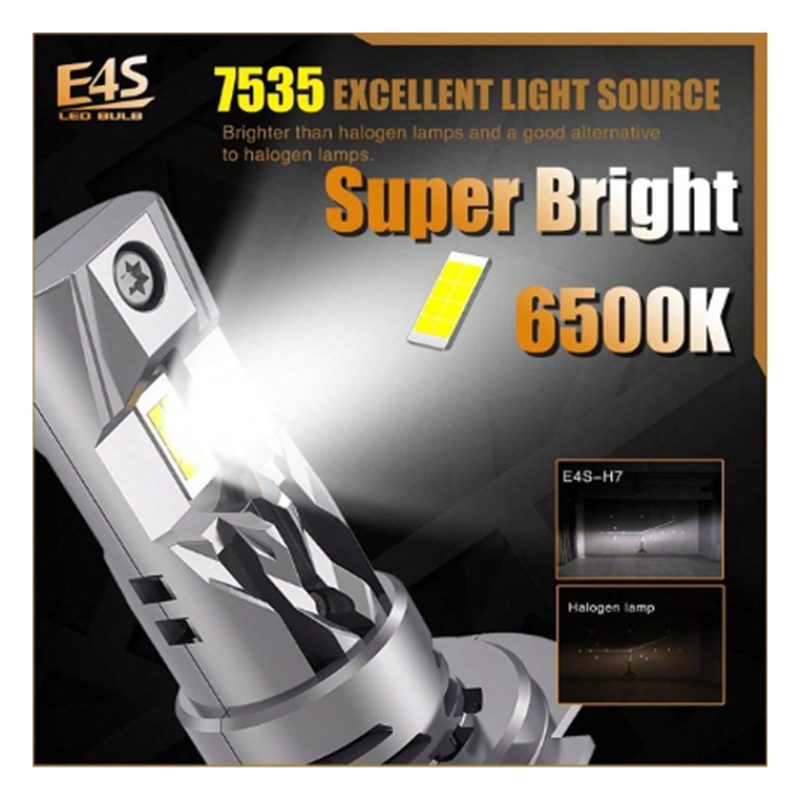 E4S Coppia Lampade LED H1 auto Canbus 6500K Alta Potenza E Luminosi...