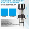 Lampadina LED H4 canbus 6000K luce bianca Alta Luminosità per moto ...
