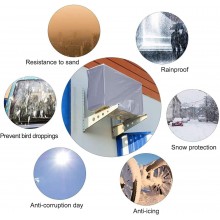 Telo copri climatizzatore cappottina condizionatore universale esterno 95x40x73