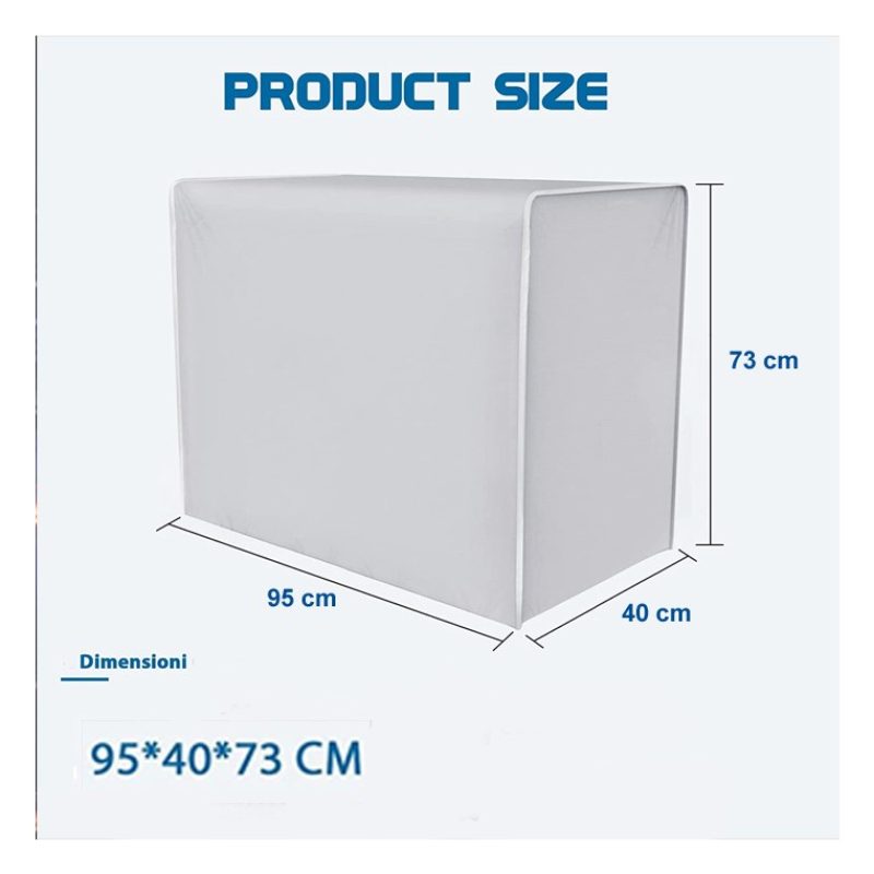 Telo copri climatizzatore cappottina condizionatore universale este...
