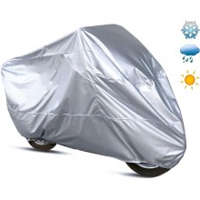 Telo coprimoto scooter felpato motocicli impermeabile tg XL 246x104x127 cm