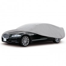 Telo copriauto PVC felpato L neve pioggia sole copri auto impermeabile con zip