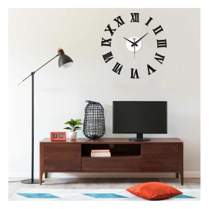 Virtime Orologio da parete adesivo Moderno grande muro decorazione ...