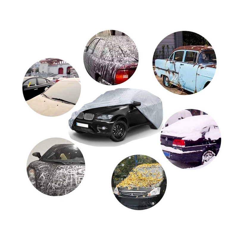Tidierre srl Telo copri auto felpato con zip in PVC anti pioggia so...