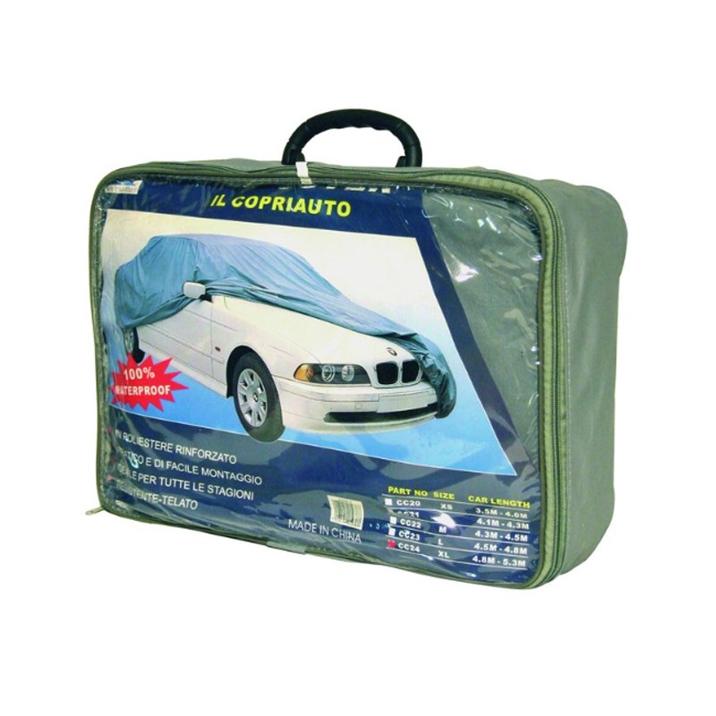 Tidierre srl Telo copri auto felpato con zip in PVC anti pioggia so...