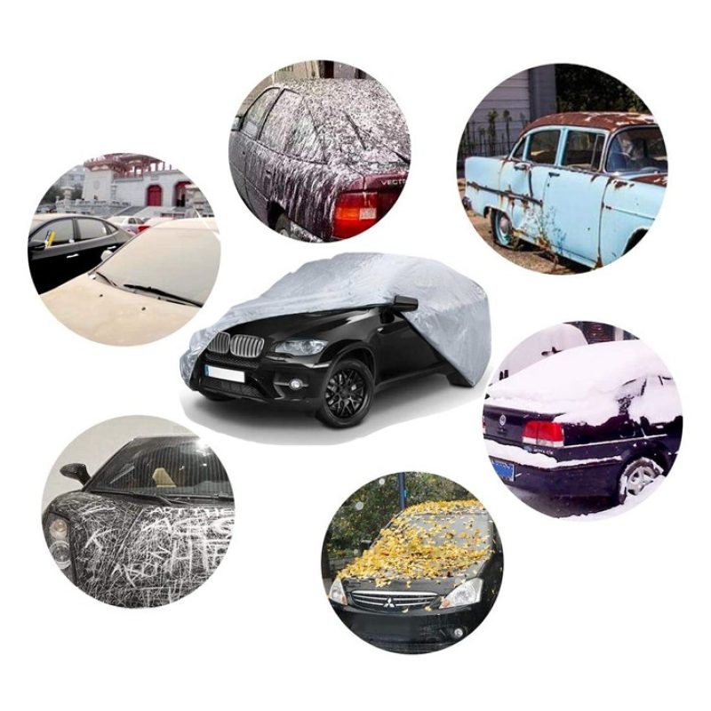Tidierre srl Telo copri auto felpato con zip in PVC anti pioggia so...