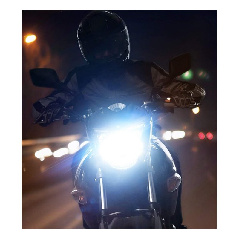 Lampadina LED H4 canbus 6000K luce bianca Alta Luminosità per moto ...