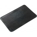 Tappetino per auto in gomma universale antiscivolo salva tappeto nero 50x34 cm