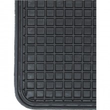 Tappetino per auto in gomma universale antiscivolo salva tappeto nero 50x34 cm