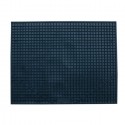 Tappetino per auto in gomma universale antiscivolo salva tappeto nero 44x34 cm