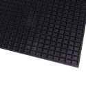 Tappetino per auto in gomma universale antiscivolo salva tappeto nero 44x34 cm