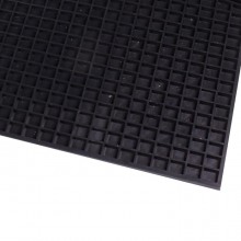 Tappetino per auto in gomma universale antiscivolo salva tappeto nero 44x34 cm