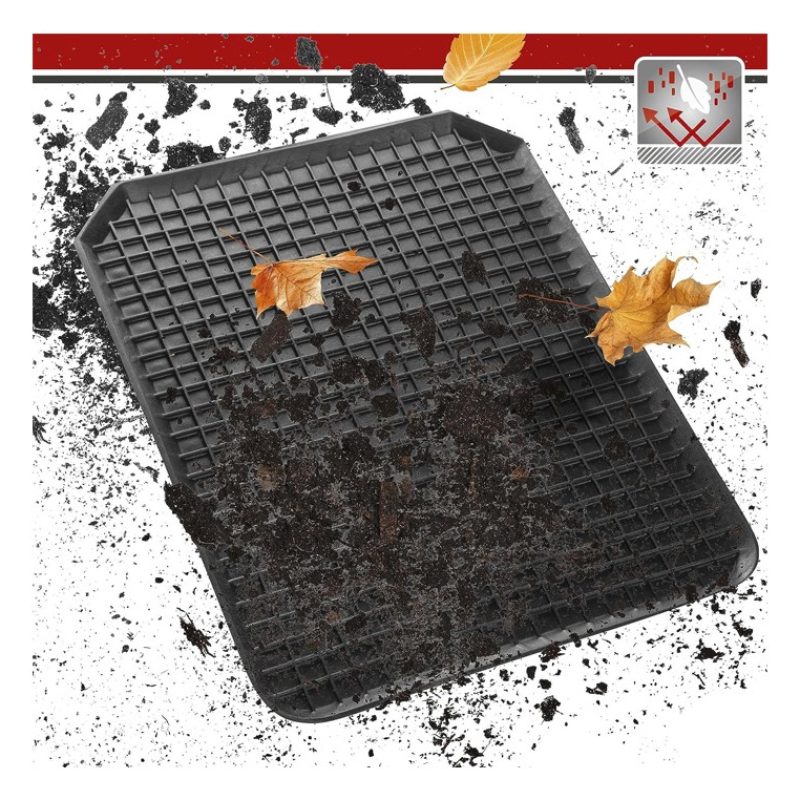 Tidierre srl Tappetino per auto in PVC universale antiscivolo bordo...