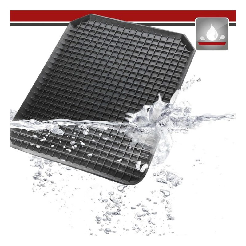Tidierre srl Tappetino per auto in PVC universale antiscivolo bordo...