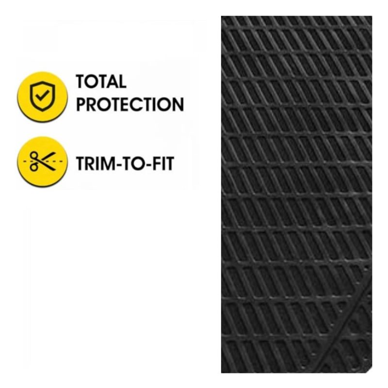 Tidierre srl Tappetino Per Auto Universale In Gomma Tappeto antisci...