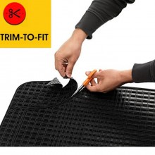 Tappetino Per Auto Universale In Gomma Tappeto antiscivolo Lato Guida 64x43 cm
