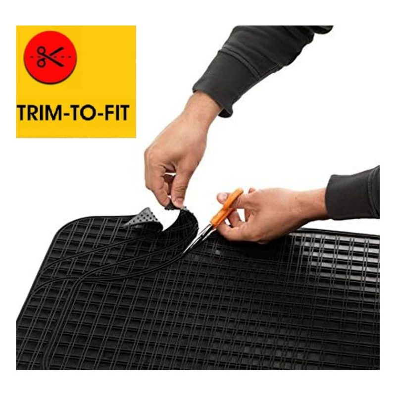 Tidierre srl Tappetino Per Auto Universale In Gomma Tappeto antisci...