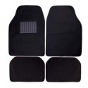 Set 4 Tappeti In Moquette Per Auto Tappetini Universali Battitacco antiscivolo