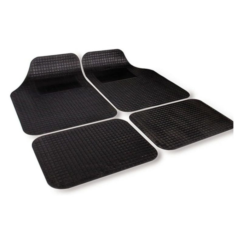 Tidierre srl Set 4 Tappeti Per Auto In Gomma Tappetini Universali A...