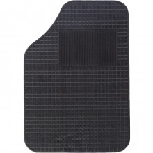 Set 4 Tappeti Per Auto In Gomma Tappetini Universali Antiscivolo Sagomabili Neri Condizione: Nuovo