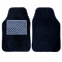 2 x Tappetini auto anteriore universali moquette battitacco tappeti 65x42 cm