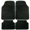 Tidierre srl Set 4 Tappeti Per Auto In gomma Neri Tappetini Univers...