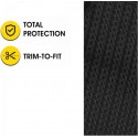 Set 4 Tappeti Per Auto In gomma Neri Tappetini Universali Antiscivolo Sagomabili