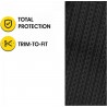 Tidierre srl Set 4 Tappeti Per Auto In gomma Neri Tappetini Univers...