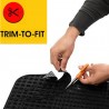 Tidierre srl Set 4 Tappeti Per Auto In gomma Neri Tappetini Univers...