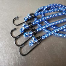 Corda cavo elastico con ganci metallo 100 cm Set 2 PEZZI fune corde portapacchi
