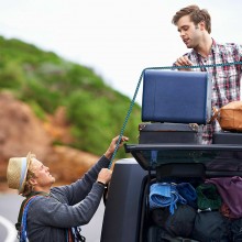 Corda cavo elastico con ganci metallo 150 cm Set 2 PEZZI fune corde portapacchi