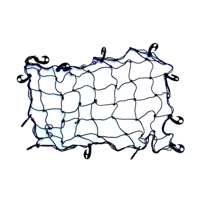 Rete elastica bagagliaio porta oggetti 12 ganci per auto automobile 115x86cm