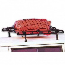 Rete elastica bagagliaio porta oggetti 12 ganci per auto automobile 115x86cm