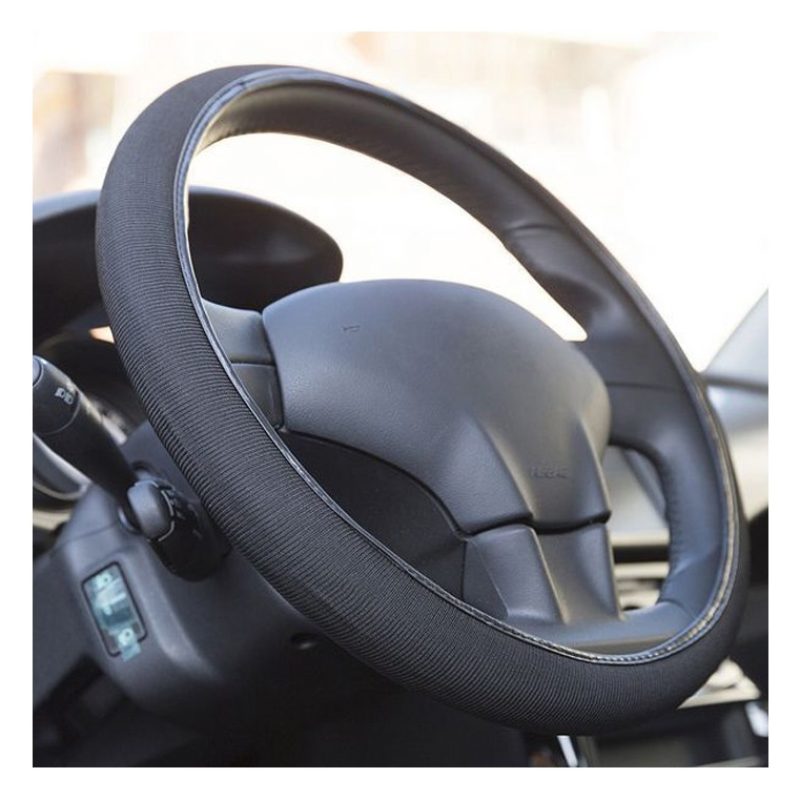 Tidierre srl Coprivolante auto in tessuto elastico nero universale ...