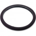 Coprivolante auto in tessuto elastico nero universale antiscivolo diam. 43-47 cm